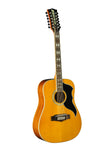 Eko 06217129 Ranger XII Vintage Reissue 12 String Acoustic Electric Guitar - Natural