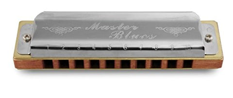 Hering 9020D Master Blues Wood Veneer Body Diatonic Harmonica Key of D