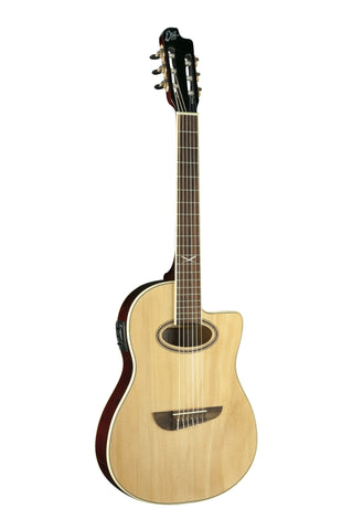 Eko 06217035 NXT Series Nylon Cutaway Acoustic Electric Guitar - Natural