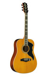Eko 06217128 Ranger VI Vintage Reissue 6 String Acoustic Electric Guitar - Natural