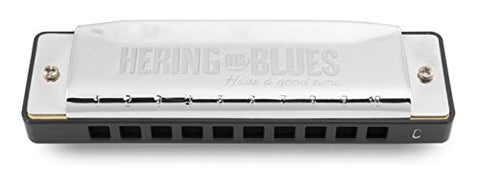 Hering 2020A Diatonic Blues Harmonica Brass with Chrome Coating Key of A