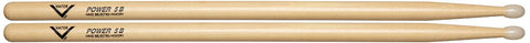 Vater VHP5BN Power Nylon Tip 5B Drum Sticks American Hickory