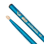 Vater VCB5AN Percussion Color Wrap 5A Nylon Tip Drumstick Blue Sparkle