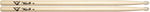 Vater VSM5AN Sugar Maple 5A Nylon Tip Drum Sticks Rounded Oval Pair