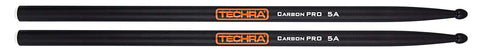 Techra CP-5A Carbon Pro Series 5A Drum Sticks - Carbon Fiber 5A