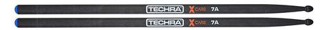 Techra XC-7A XCarb Series Drum Sticks - Carbon Fiber 7A
