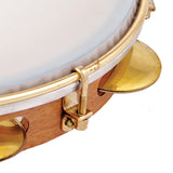 Timbra 8628EX 10 Inch Professional Pandeiro with Gold Hardware and Synthetic Head