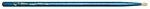 Vater VCB5A Percussion Color Wrap 5A Wood Tip Drumsticks Blue Sparkle