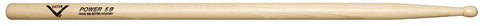 Vater VHP5BW Power Wood Tip 5B Drum Sticks American Hickory